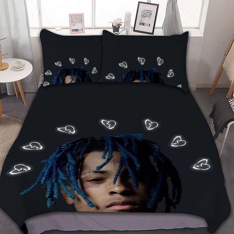Bedding Sets Xxxtentacion US Europe UK Size Quilt Bed Cover Duvet Cover Pillow Case 2 3 - XXXTentacion Shop