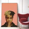 Pop Singer Rapper Canvas Painting Art Poster and Printed Canvas Wall Art Decoration Living Room Art 2 - XXXTentacion Shop