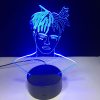 The Raper Figure 3D illusion Lamp Decoration Night Lights Jahseh Dwayne Ricardo Onfroy souvenir Gifts For 2 - XXXTentacion Shop