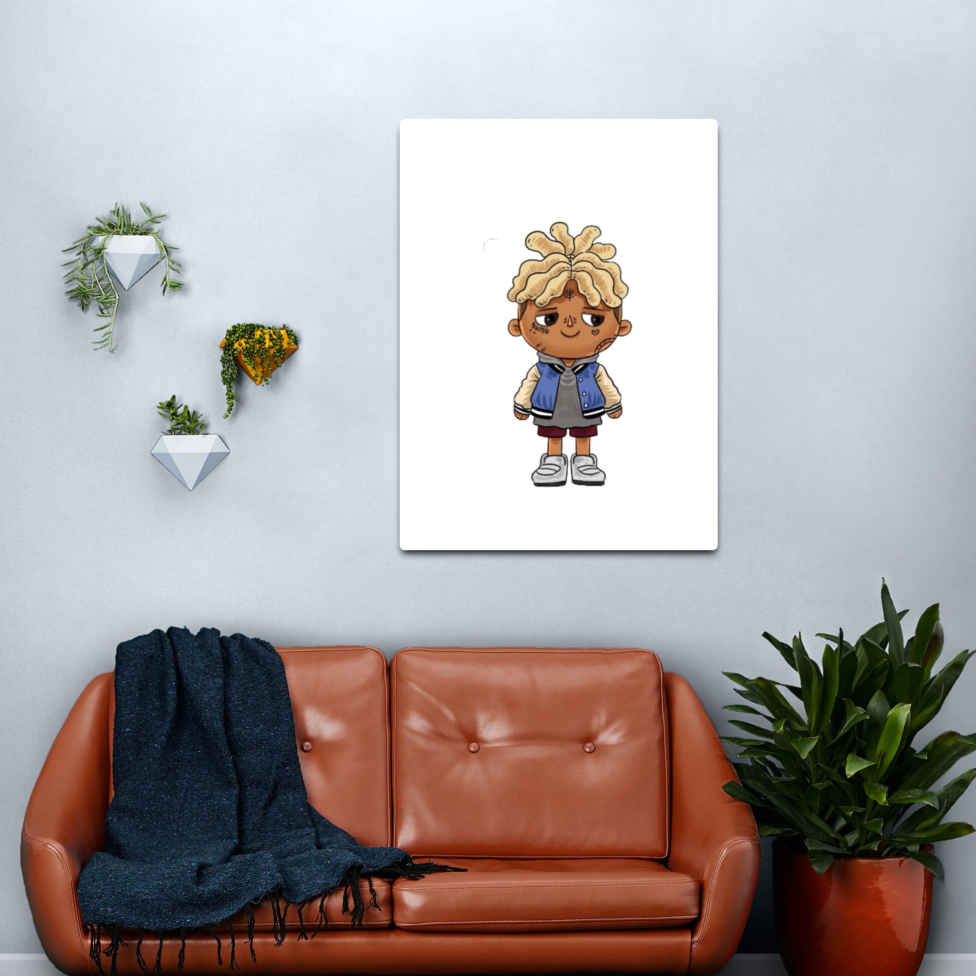 Rap Little Kids XXXTENTATION draw cartoon RIP legend Rap Canvas print Official Haikyuu Merch