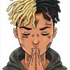 XXXTentation draw cartoon RIP legend Rap Tapestries Official Haikyuu Merch