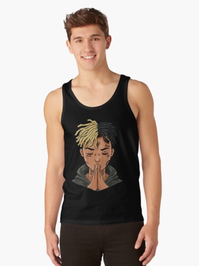 XXXTentation draw cartoon RIP legend Rap Tank tops Official Haikyuu Merch