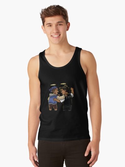 XxXTentation draw cartoon RIP legend Rap friend 999 Tank tops Official Haikyuu Merch