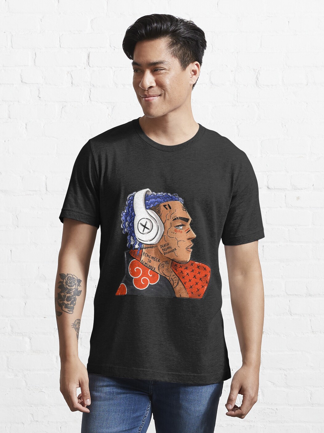 XXXTENTATION DRAW MANGA VERSION RAP RIP T-shirt Official Haikyuu Merch