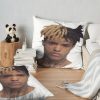 XXX On A Mugshot Throw pillow Official Haikyuu Merch
