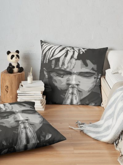 Pause and pray Throw pillow Official Haikyuu Merch