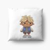 Rap Little Kids XXXTENTATION draw cartoon RIP legend Rap Throw pillow Official Haikyuu Merch
