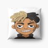 xxxtentation lengends emo rap draw cartoon Throw pillow Official Haikyuu Merch