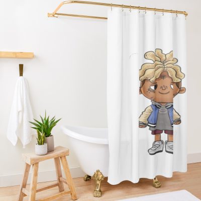 Rap Little Kids XXXTENTATION draw cartoon RIP legend Rap Shower curtain Official Haikyuu Merch